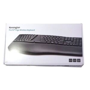 Kensington Pro Fit Ergonomic Wireless Keyboard, Bluetooth, Black